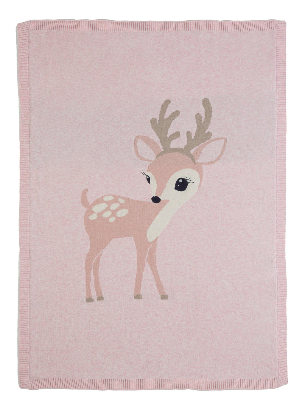 Bizzi Growin Baby Blanket - Felicity Fawn Pink