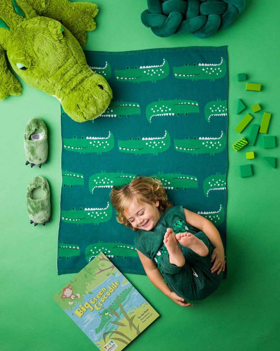 Bizzi Growin Baby Blanket - Rocka Croc