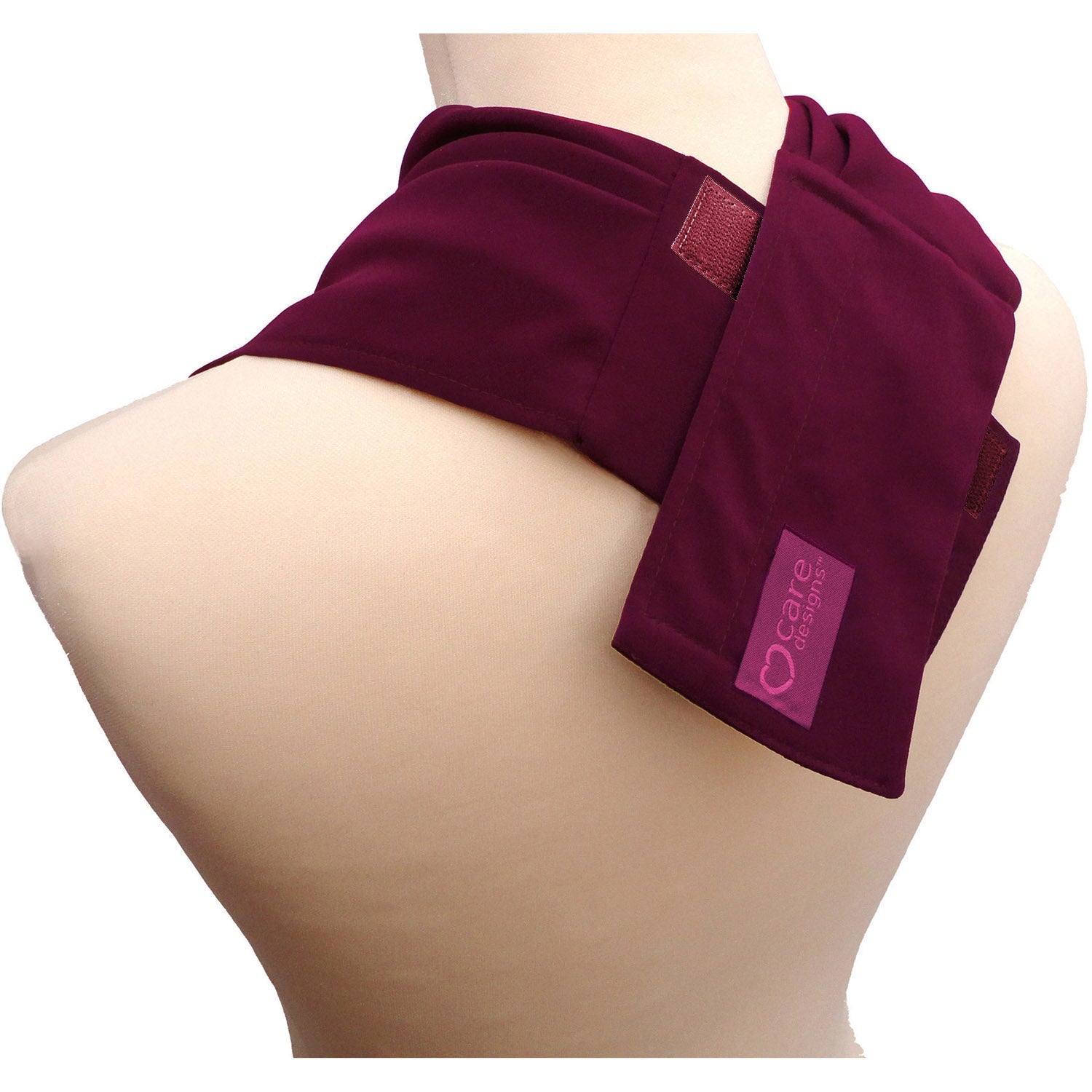 Pashmina Scarf Style Clothing Protector - Burgundy