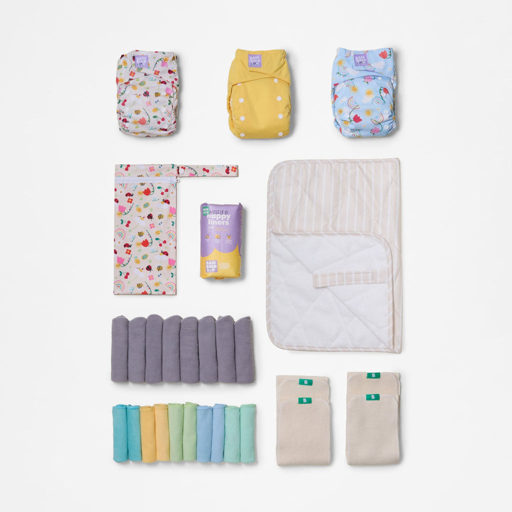 Bambino Mio Days-Out Reusable Nappy Bundle - Garden Party