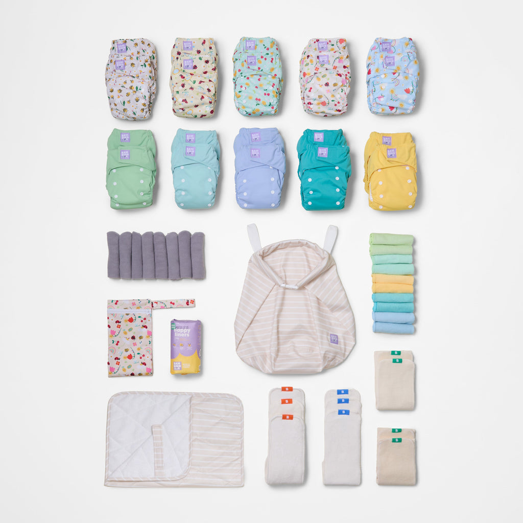 Bambino Mio Everything Reusable Nappy Bundle - Garden Party