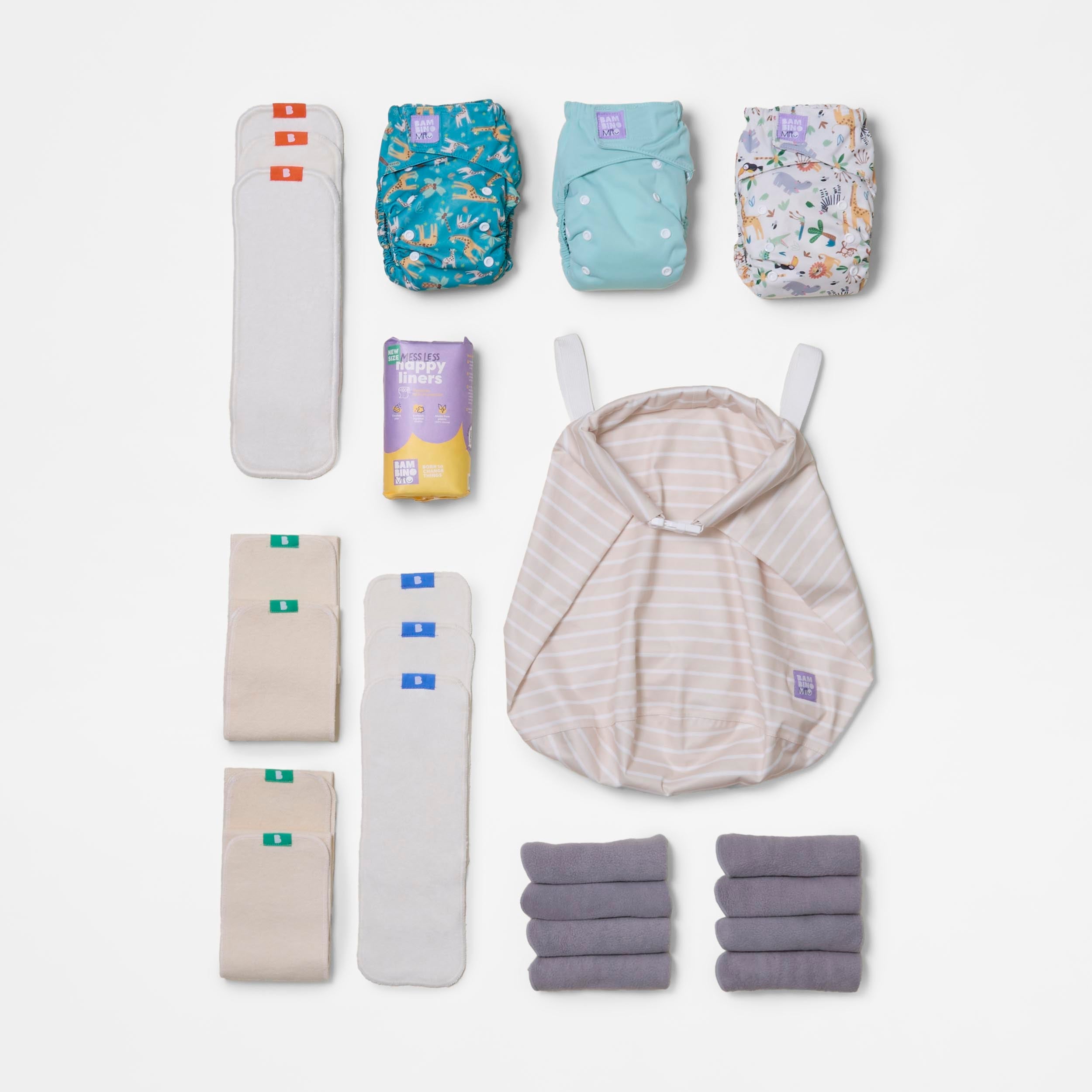 The Nighttime Reusable Nappy Bundle - Wild Life