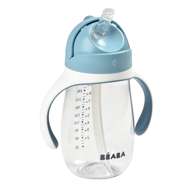 Béaba Tritan Straw Cup - Blue - 300ml