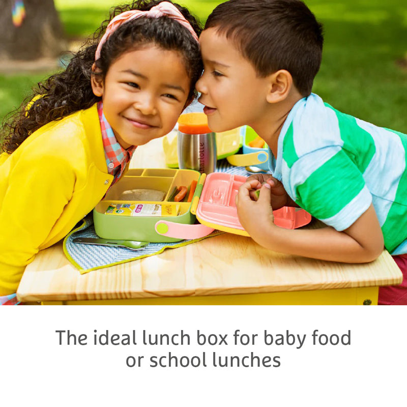 Munchkin Lunch Bento Box With Utensils - Pink