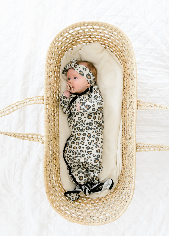 Copper Pearl Newborn Gown - Zara