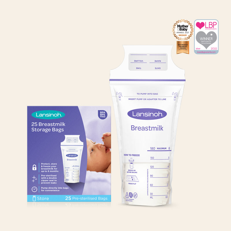 Lansinoh Milk Storage Bags - 25 Pack