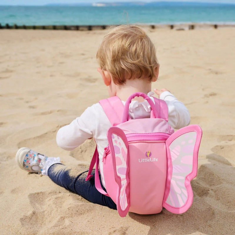 LittleLife Toddler Backpack Safety Rein Harness - Butterfly