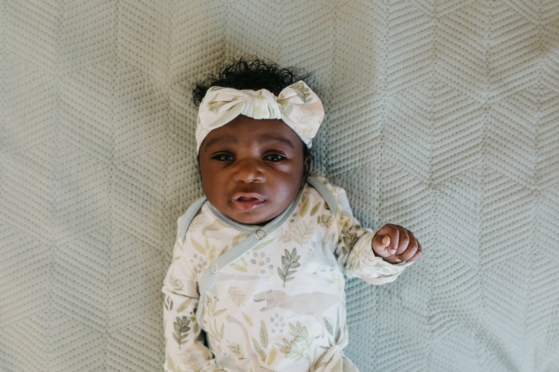 Copper Pearl Newborn Gown - Rex
