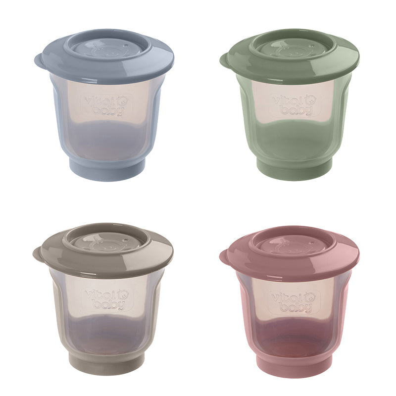 Vital Baby Nourish Store & Wean™ Pots - 120ml - 4 Pack