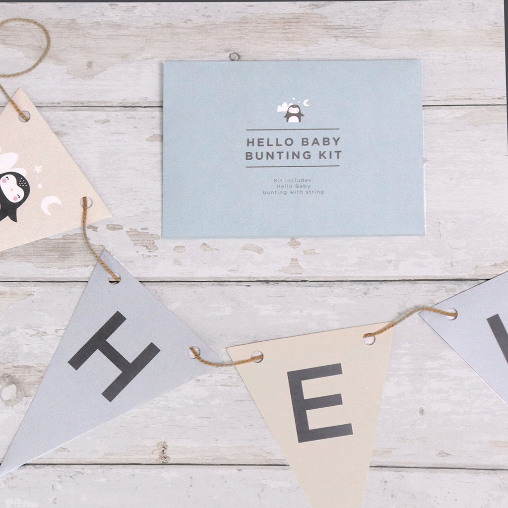 Letterbox Gifts 'Hello Baby' Bunting Kit