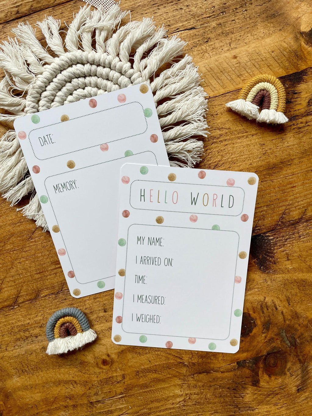 Little Goose Baby Milestone Cards
