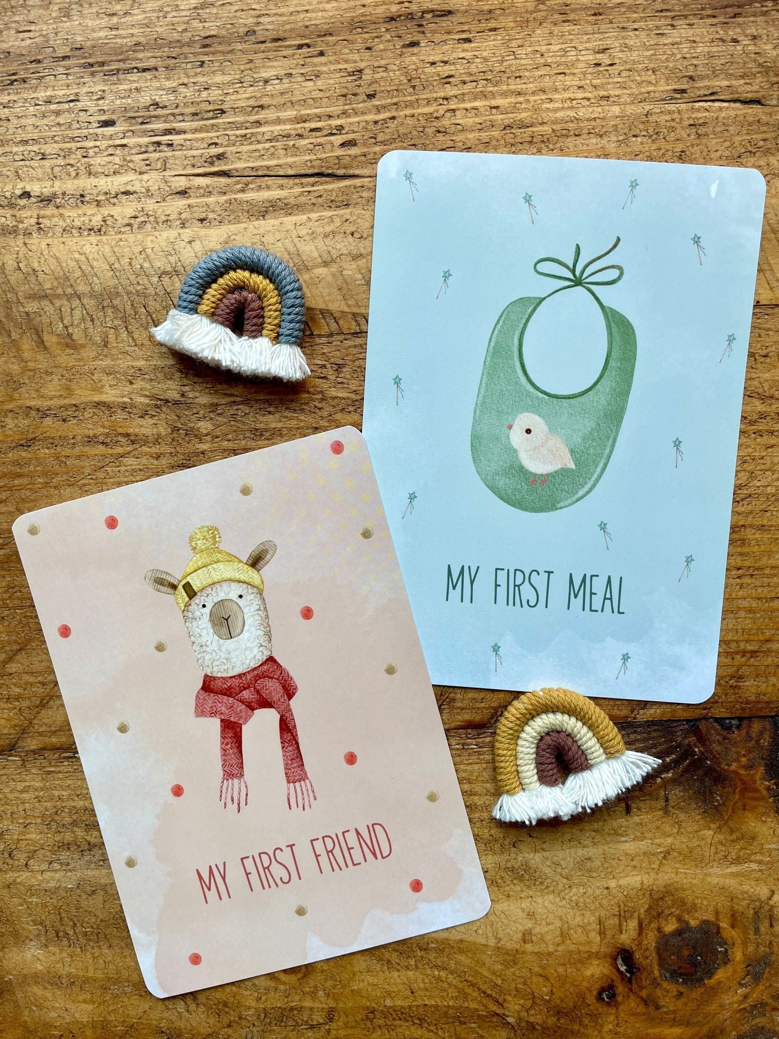 Little Goose Baby Milestone Cards
