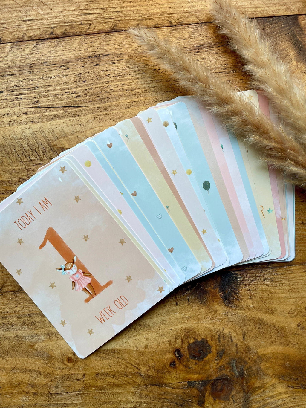 Little Goose Baby Milestone Cards