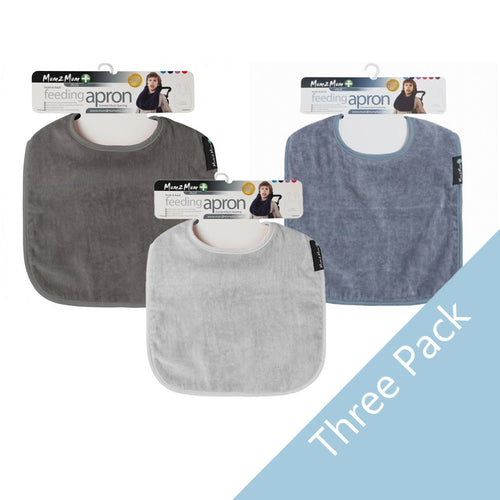 3 PACK Mum 2 Mum PLUS Clothing Protector - Mushroom / Grey / Stone