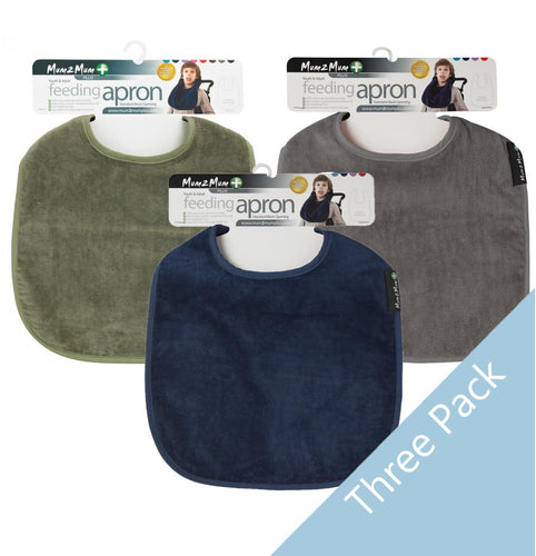 3 PACK Mum 2 Mum PLUS Clothing Protector - Olive / Mushroom / Navy