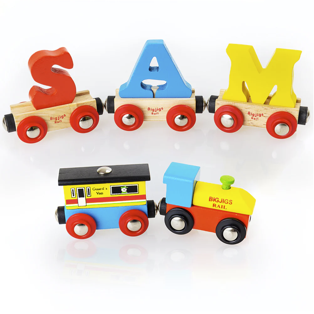 Big Jigs Wooden Rail Name Letters