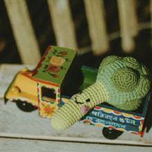 Bundle - Hochets de légumes amicaux - Brocoli, chou-fleur, maïs doux et pois