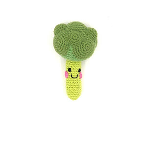 Friendly Vegetable Rattle Set - Broccoli, Cauliflower, Sweetcorn and Peapod