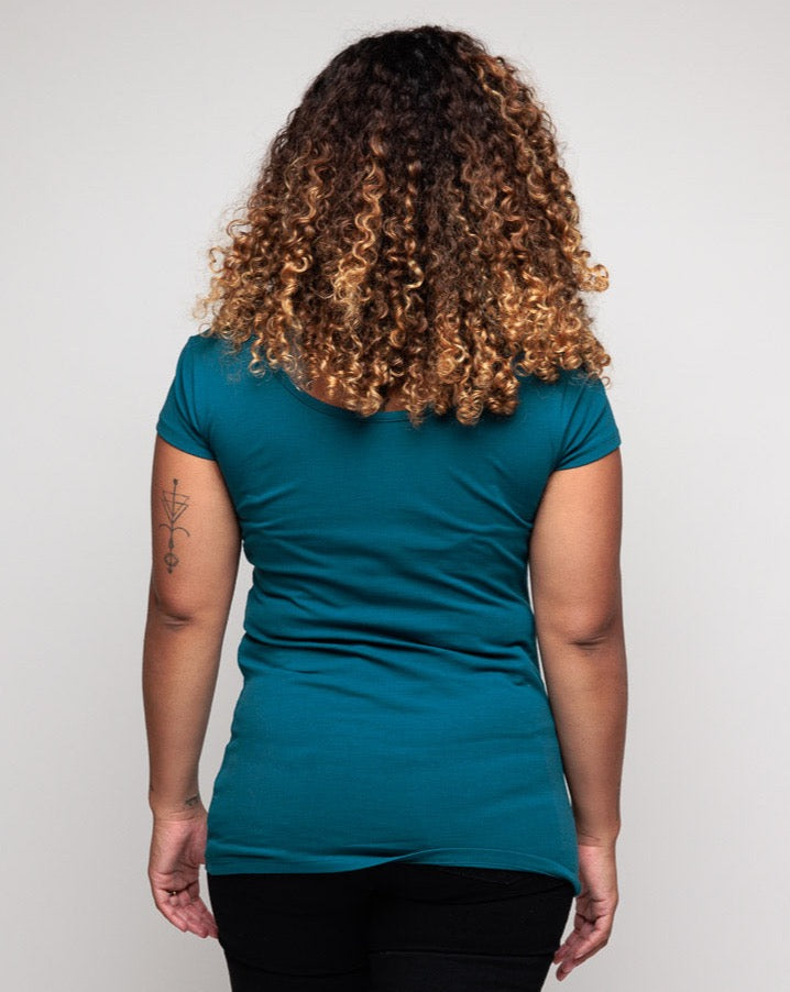 Bshirt Nursing Short Sleeved T-shirt - Teal