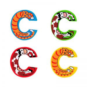 Wooden Letters for Children's Bedroom Doors