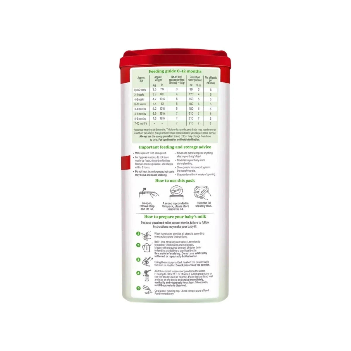 Cow and Gate 1 First Infant Milk Formula - 0-6 months 800g