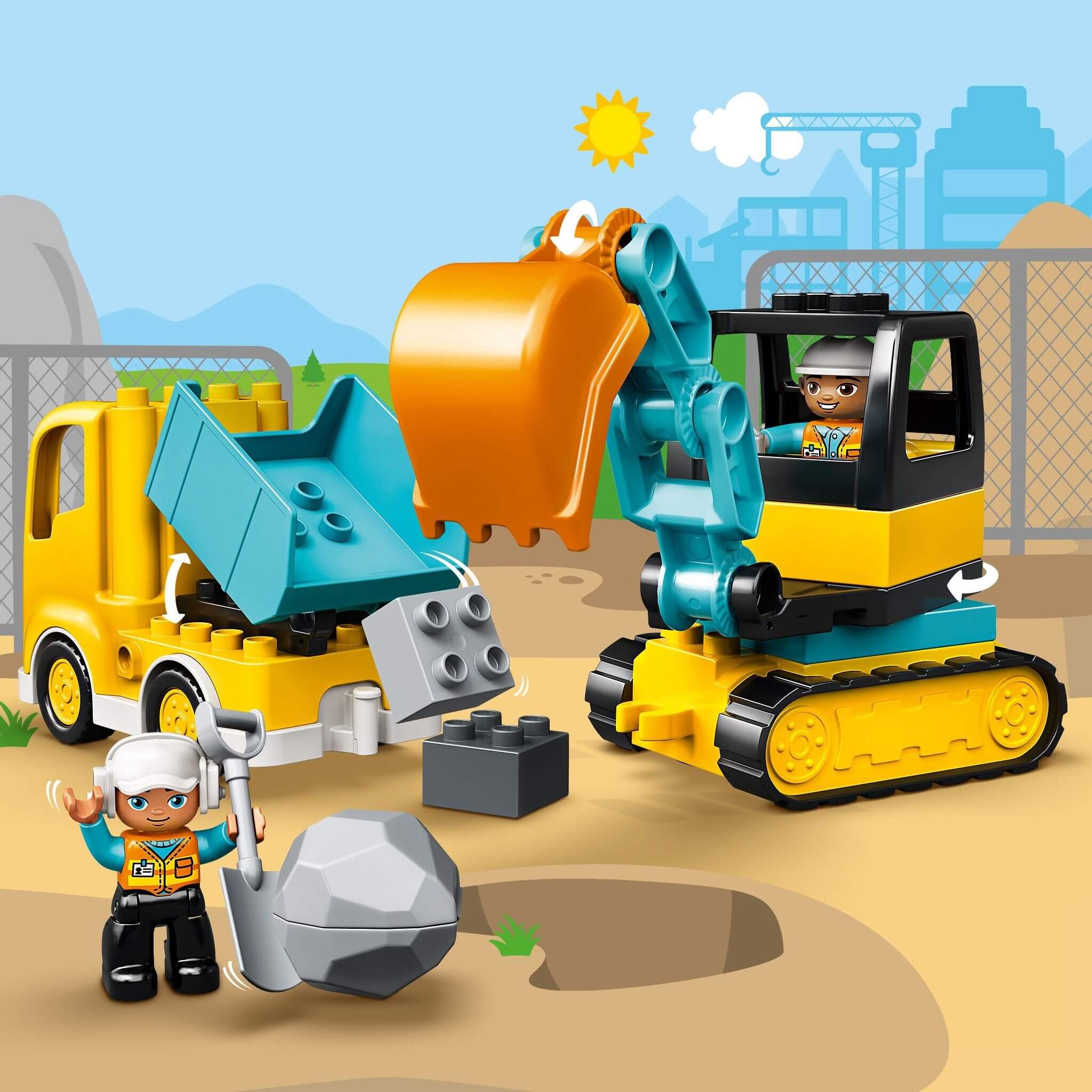 DUPLO Truck and Tracked Excavator - 10931