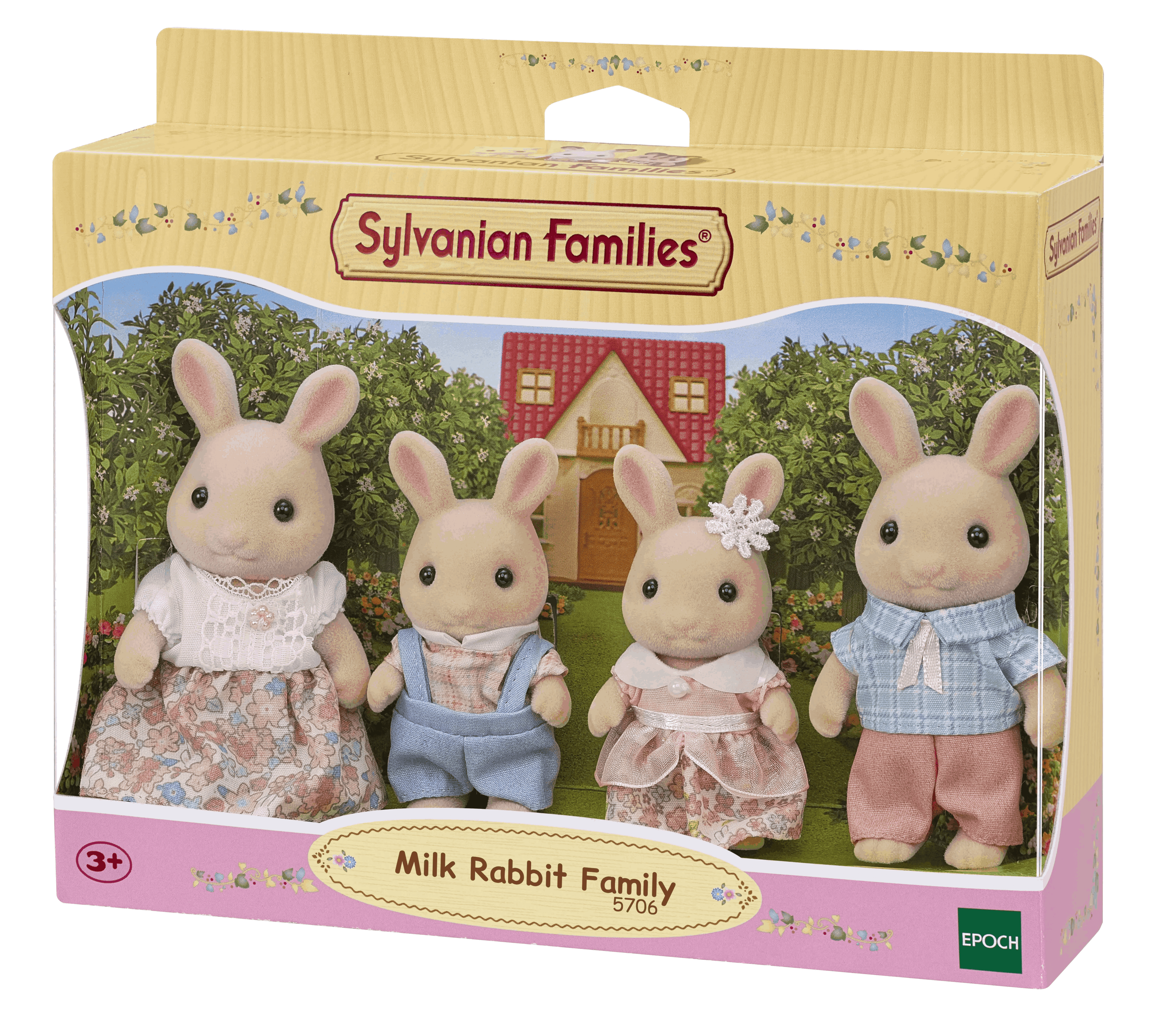 Sylvanian Families - Milk Rabbit Family