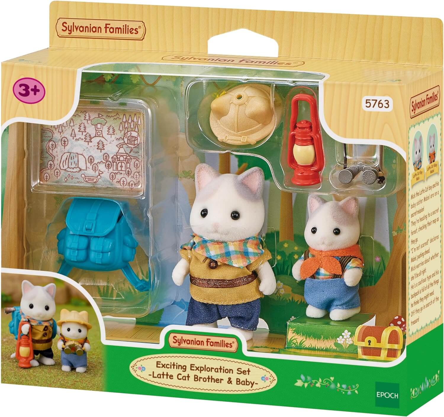 Sylvanian Families - Exciting Exploration Set with Latte Cat Siblings