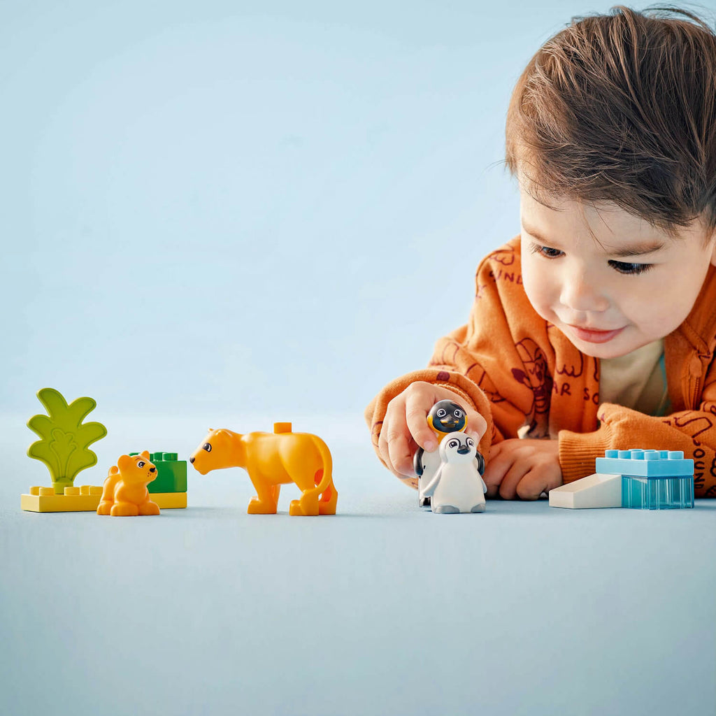 DUPLO Wild Animal Families: Penguins & Lions - 10442