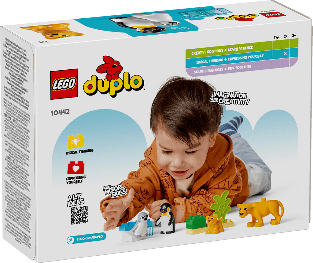 DUPLO Wild Animal Families: Penguins & Lions - 10442