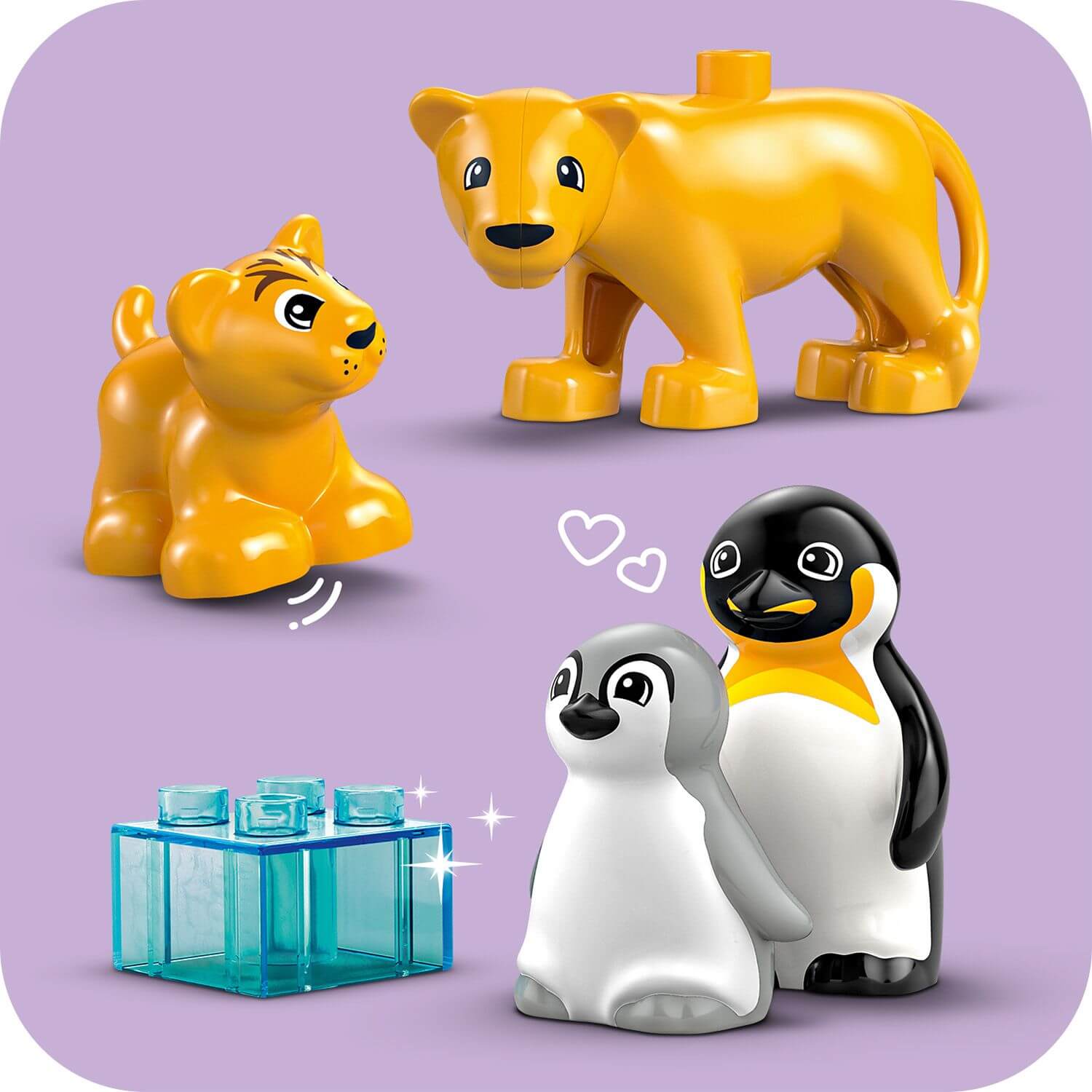DUPLO Wild Animal Families: Penguins & Lions - 10442
