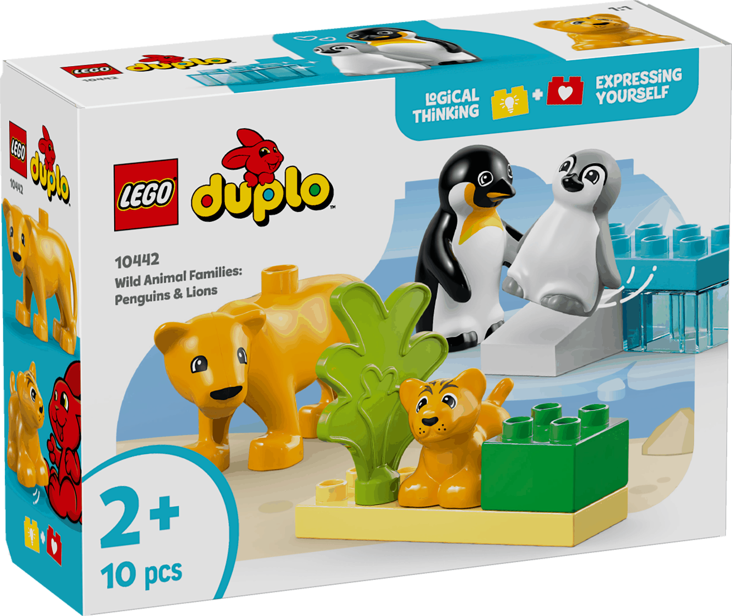 DUPLO Wild Animal Families: Penguins & Lions - 10442