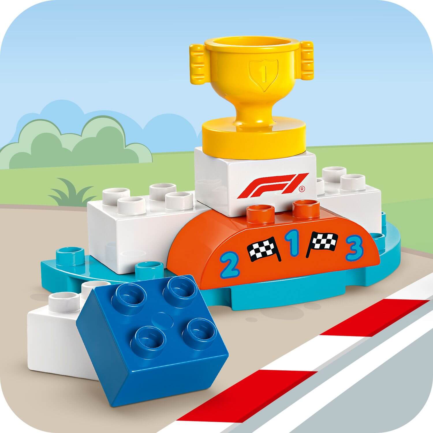 DUPLO F1 Team Race Cars & Drivers - 10445