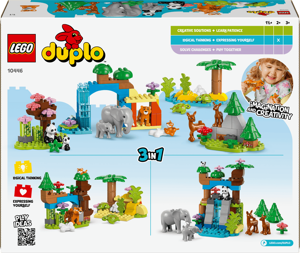 DUPLO 3 in 1 Wild Animal Families - 10446