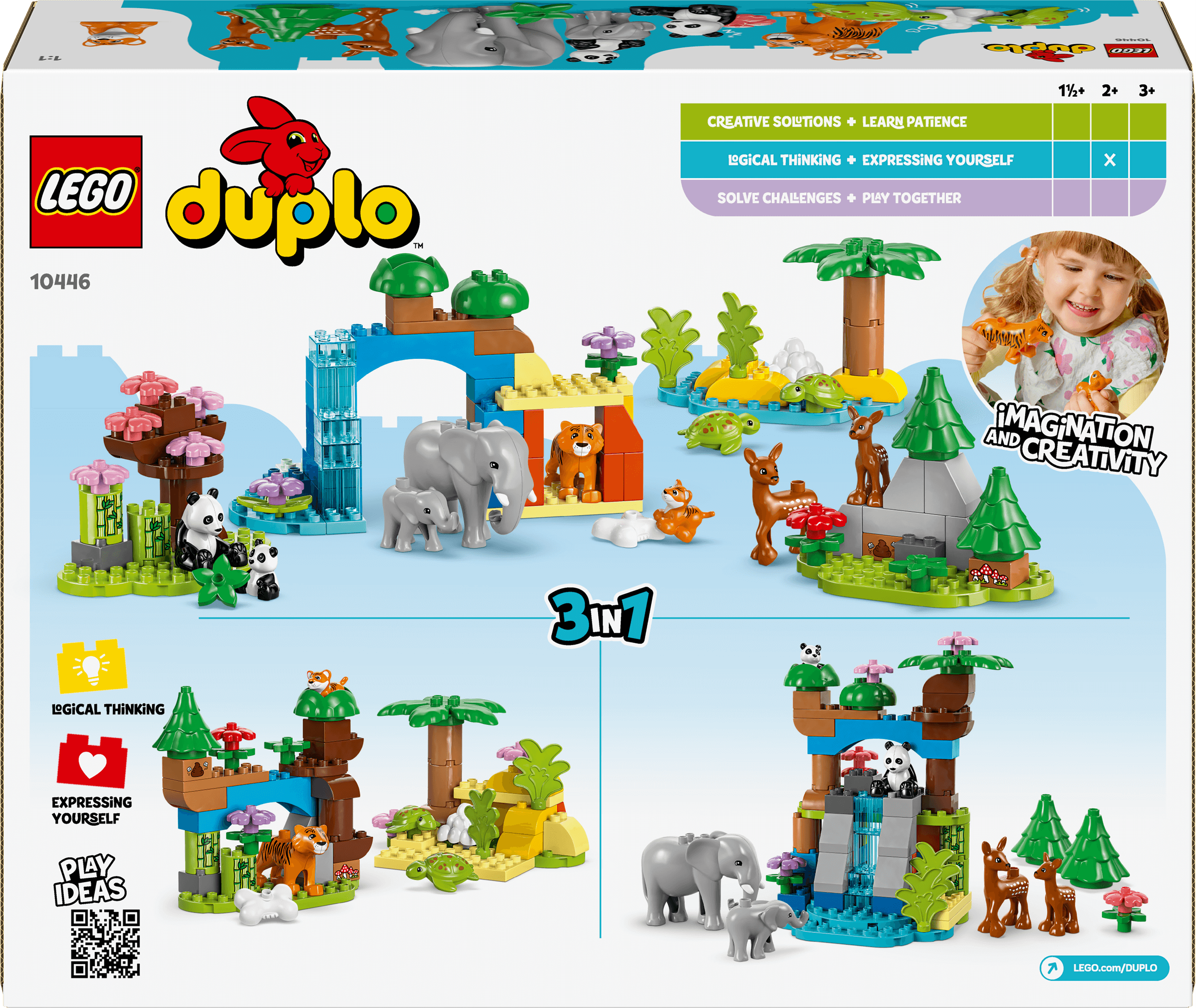 DUPLO 3 in 1 Wild Animal Families - 10446