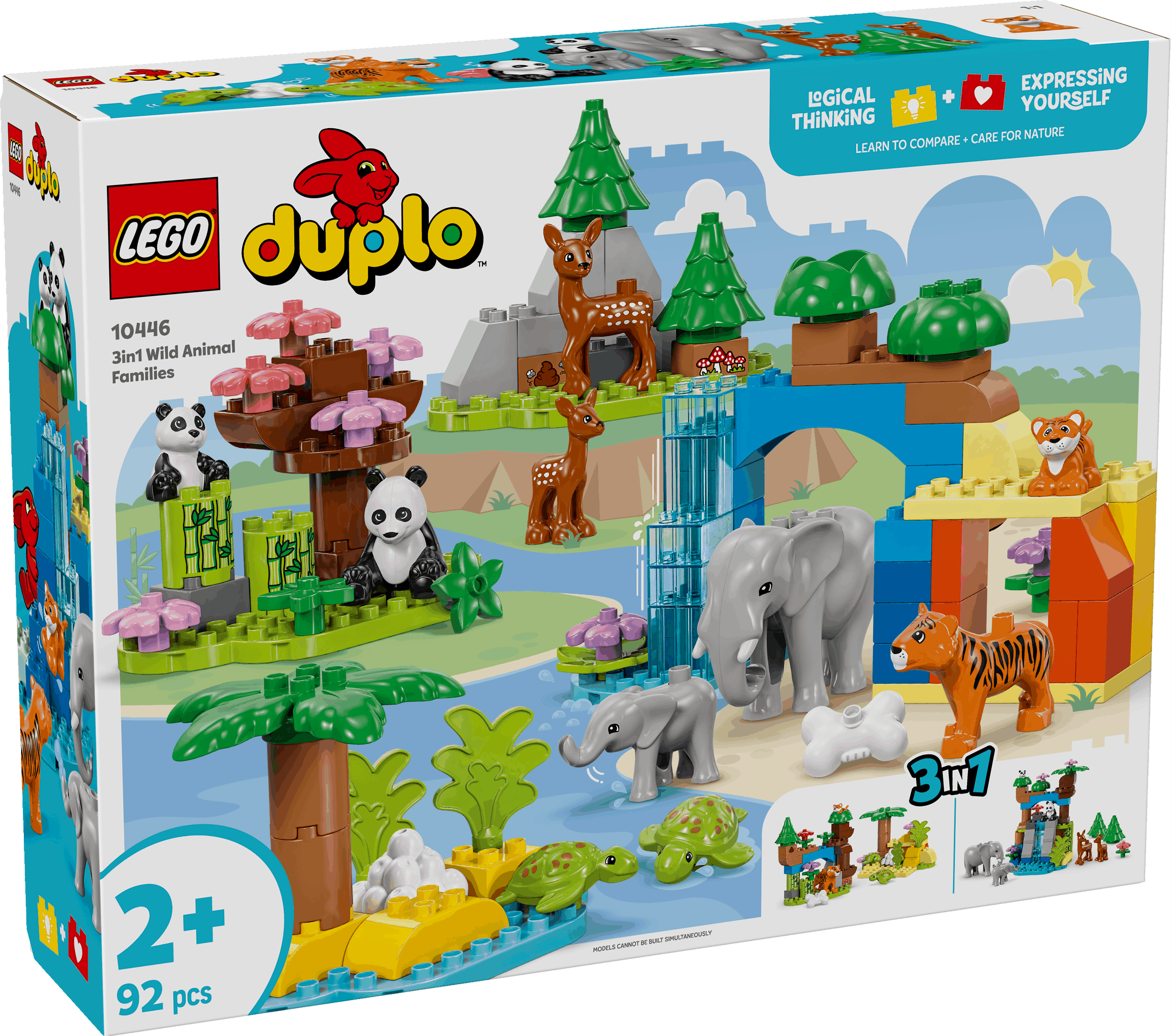 DUPLO 3 in 1 Wild Animal Families - 10446