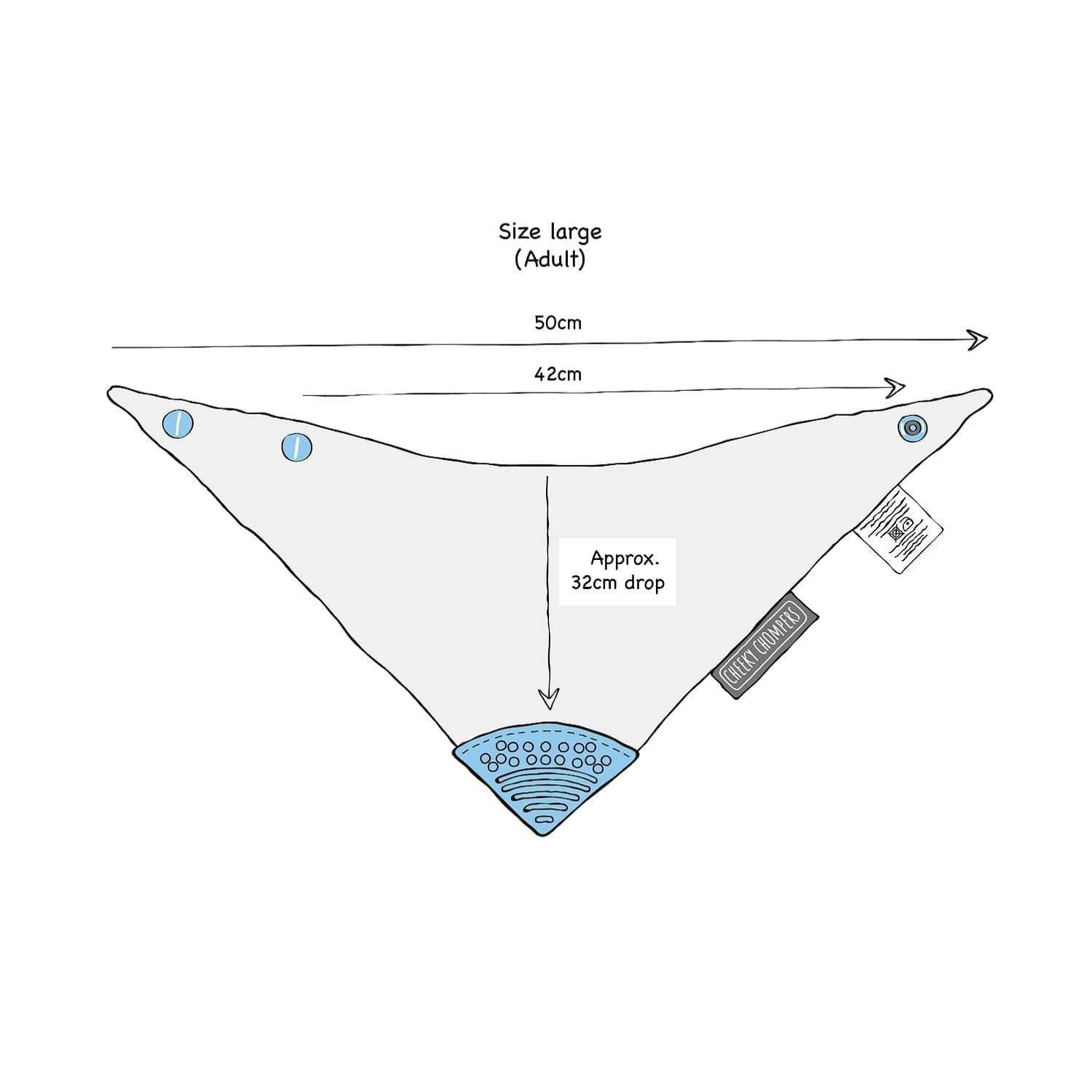 Neckerchew All Needs Bib - Two Sizes, Five Colours