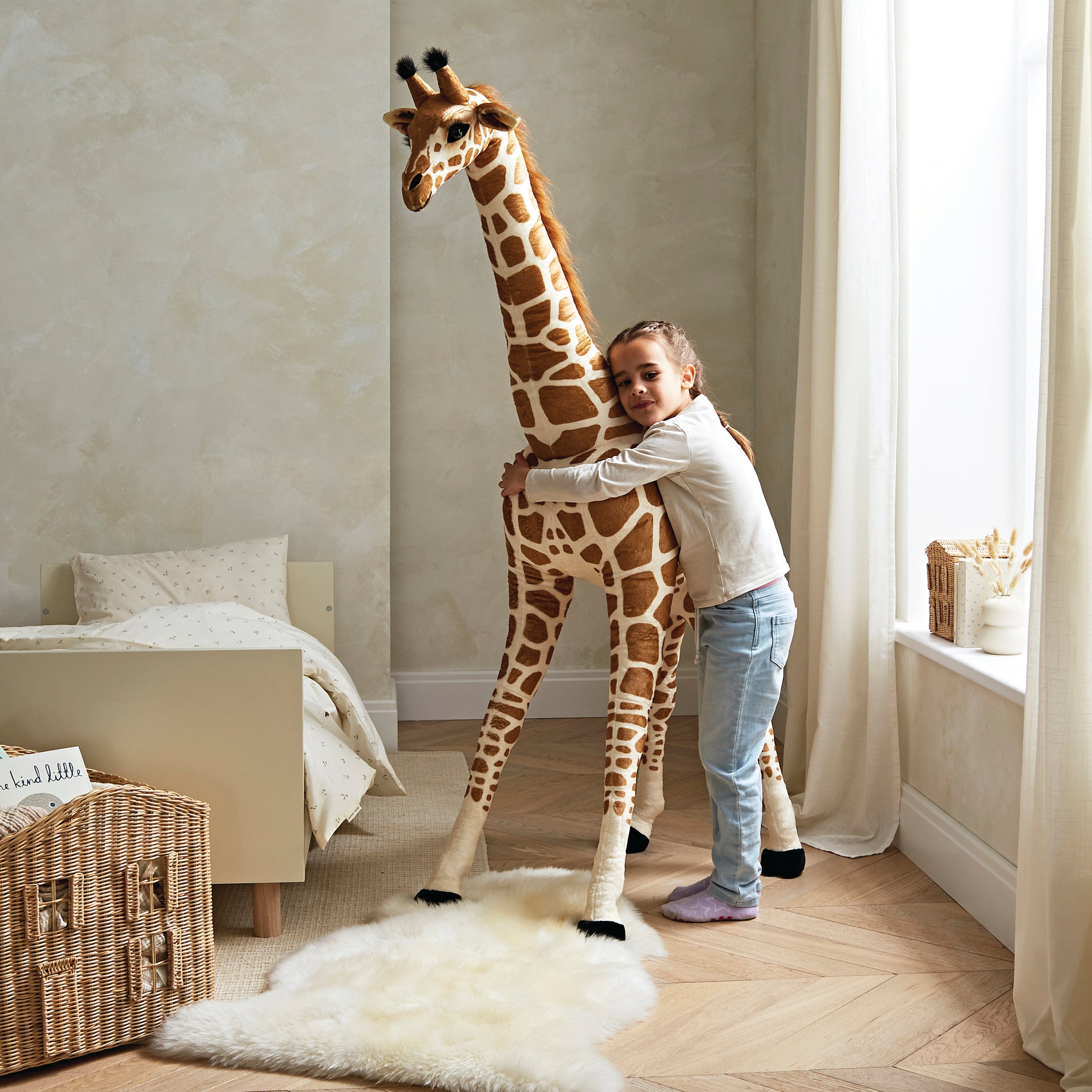 CuddleCo Standing Giraffe Stuffed Animal Toy