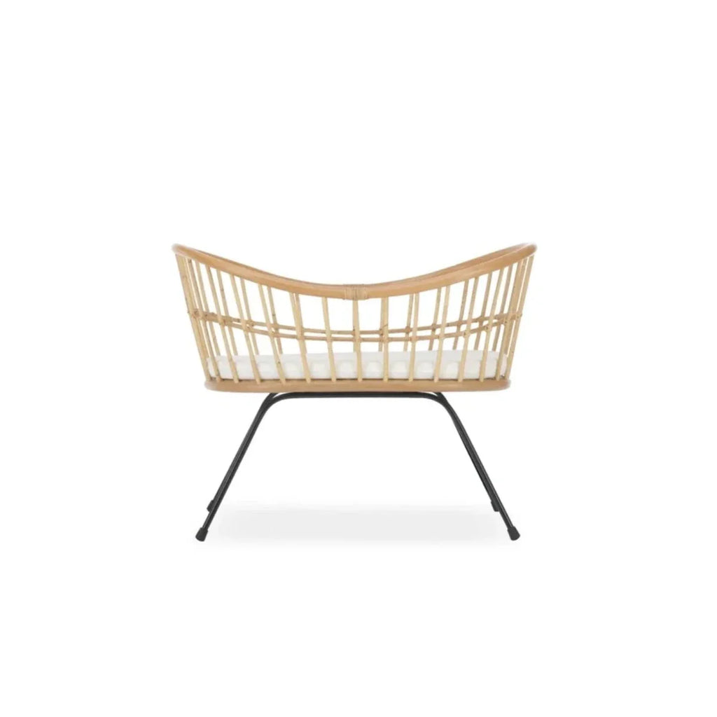 CuddleCo Aria Wave Crib - Rattan