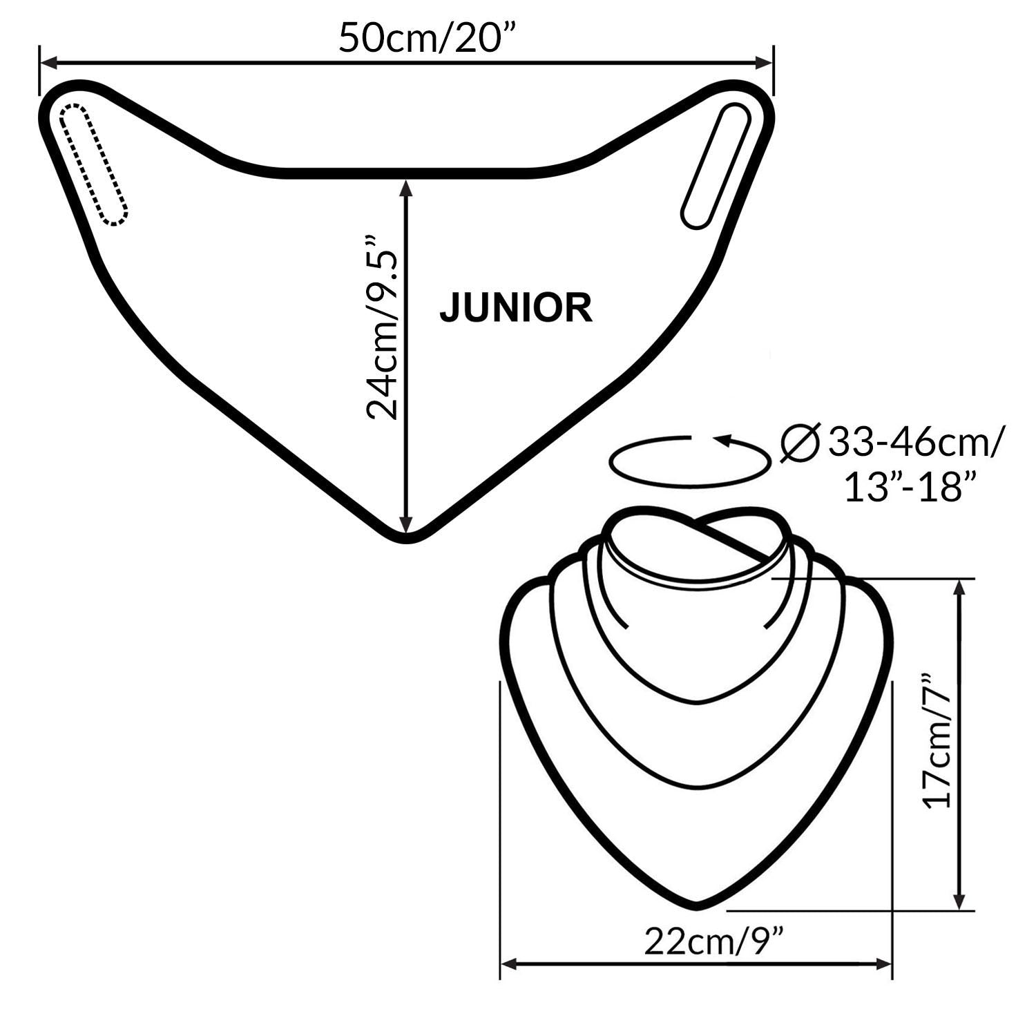 Neckerchief Style Dribble Bib - Small - Pink Camouflage