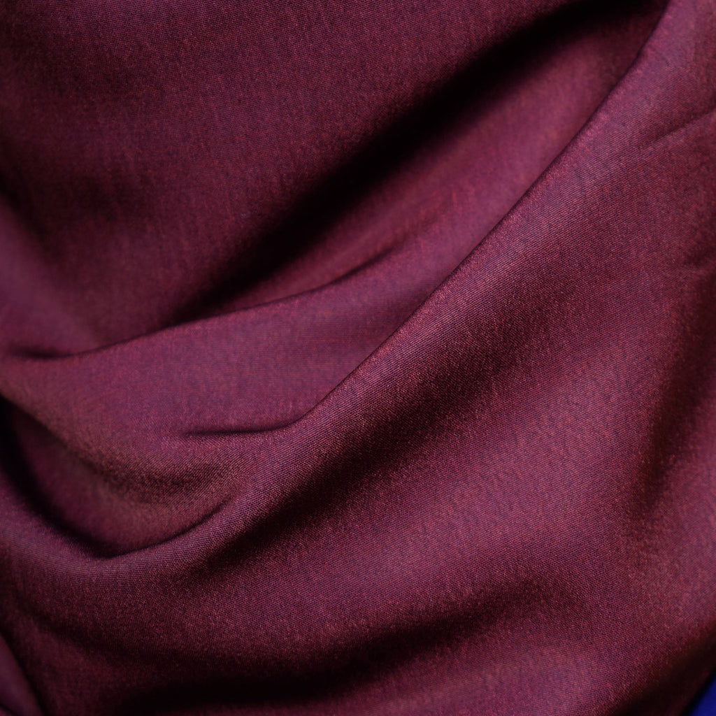 Pashmina Scarf Style Clothing Protector - Burgundy