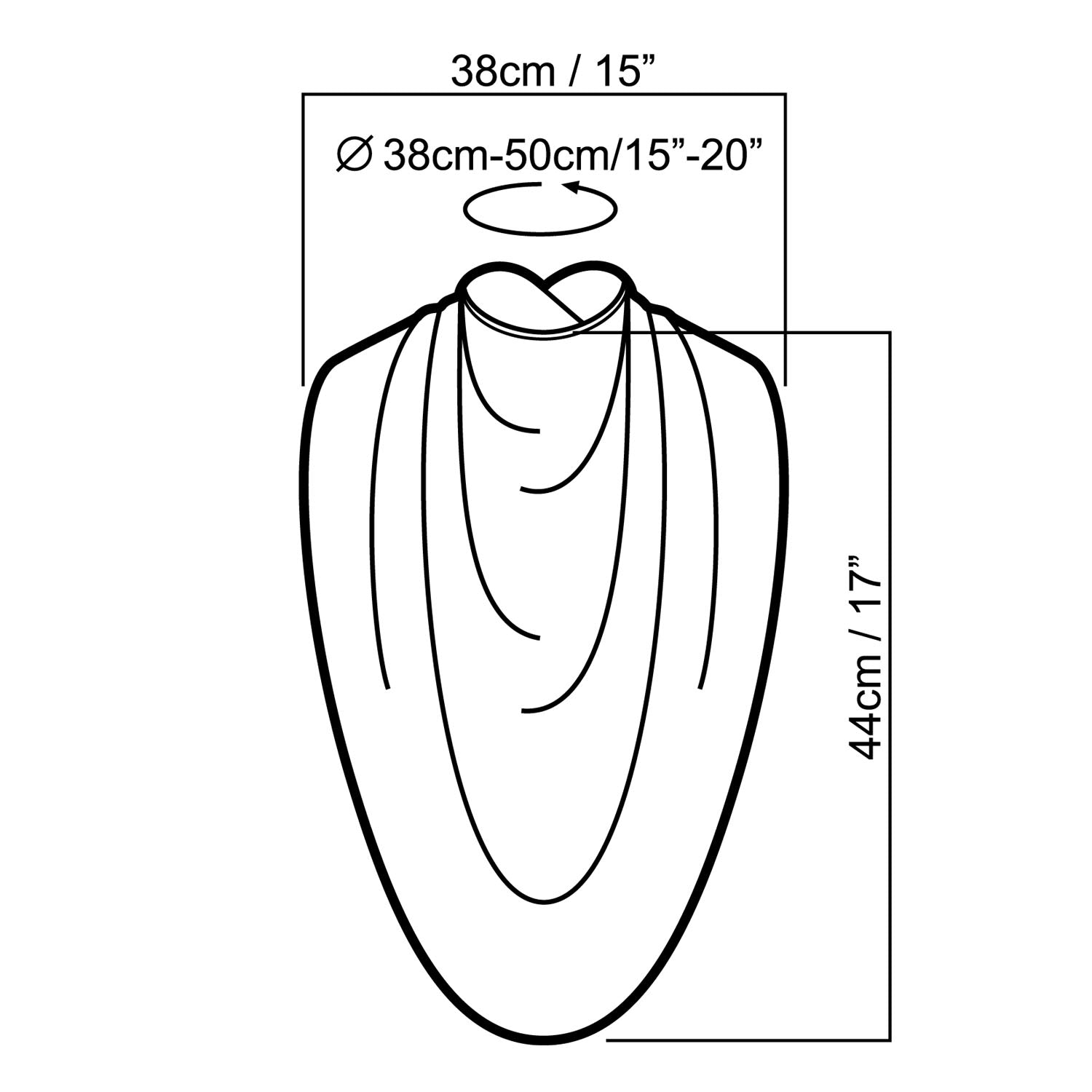 Pashmina Scarf Style Clothing Protector - Grey Dot