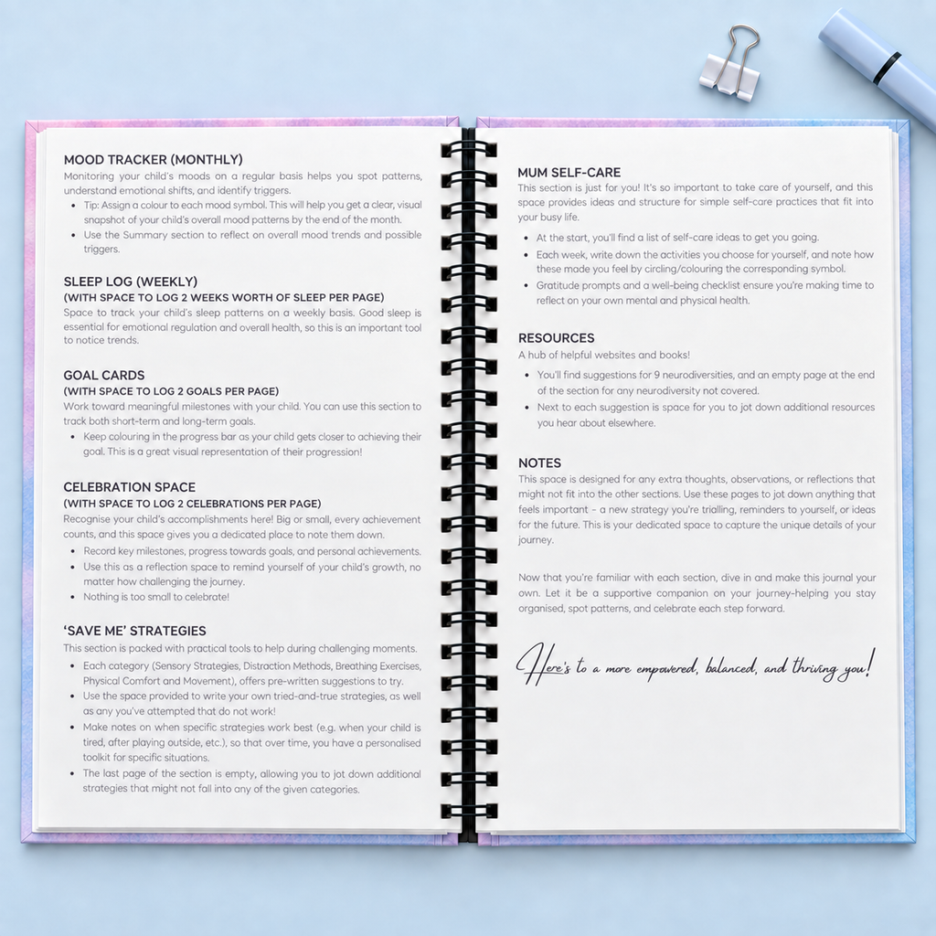 Don’t Just Survive: Thrive – The Ultimate Journal for SEN Mums | ADHD, Autism & Behaviour Tracking Support