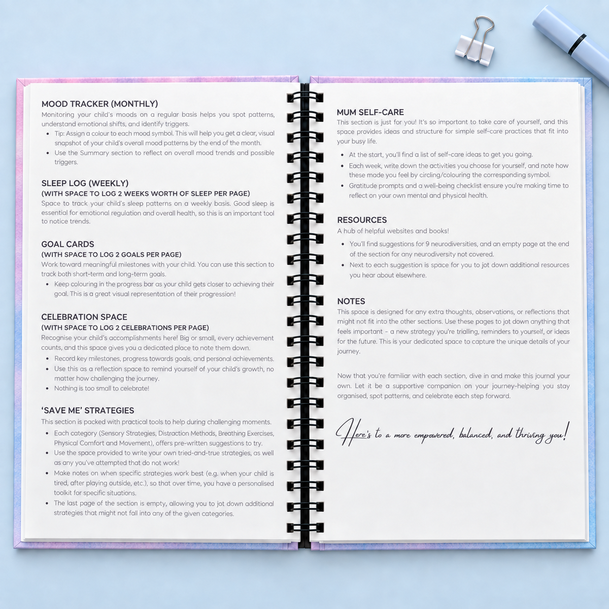 Don’t Just Survive: Thrive – The Ultimate Journal for SEN Mums | ADHD, Autism & Behaviour Tracking Support