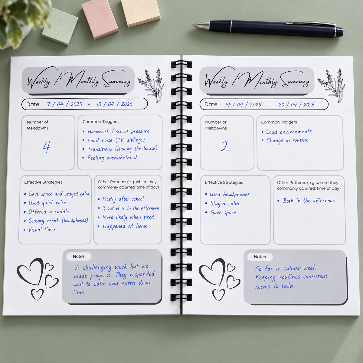 Meltdown Tracker Extension - Behaviour & Trigger Log for SEN Parents of Children with Autism & ADHD
