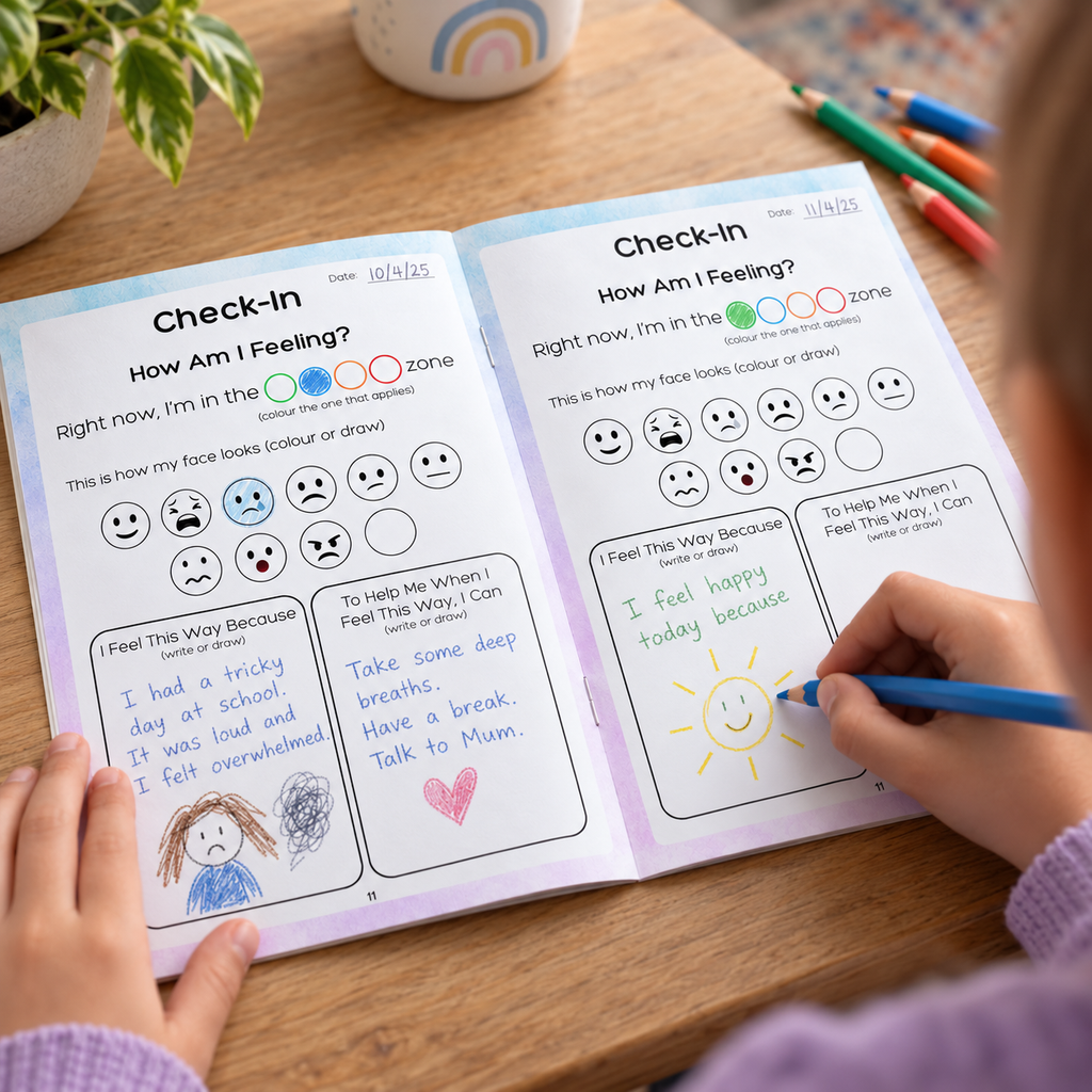 My Emotions & Regulation Workbook for Kids