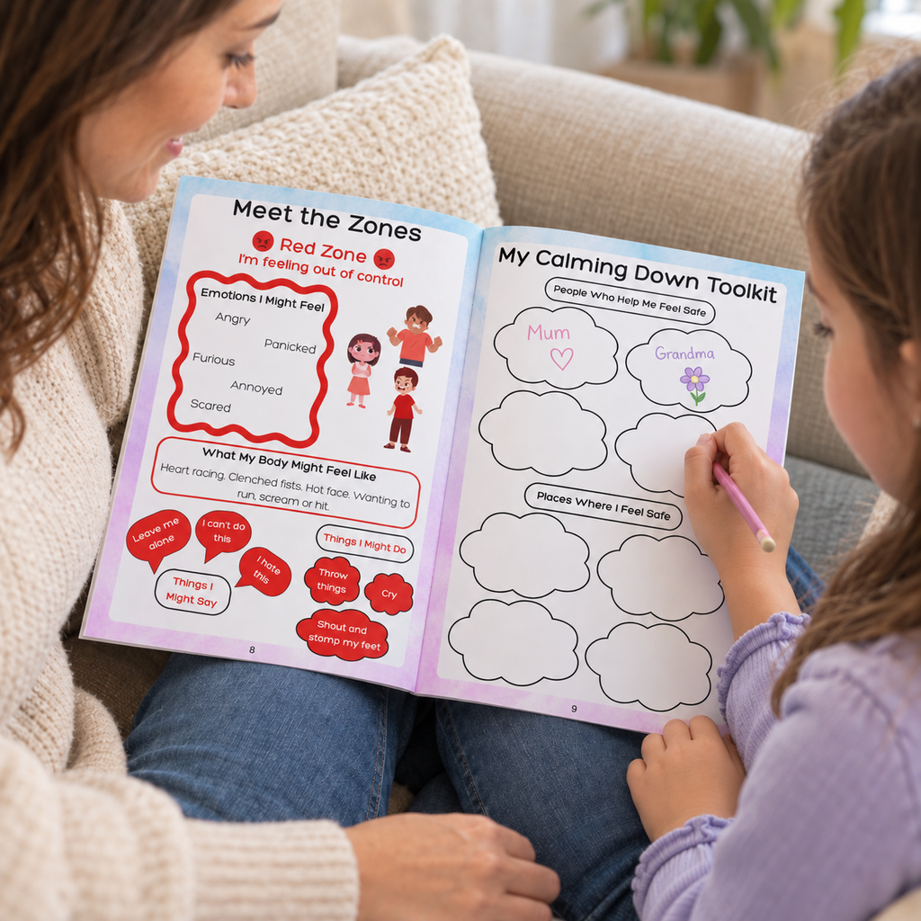 My Emotions & Regulation Workbook for Kids