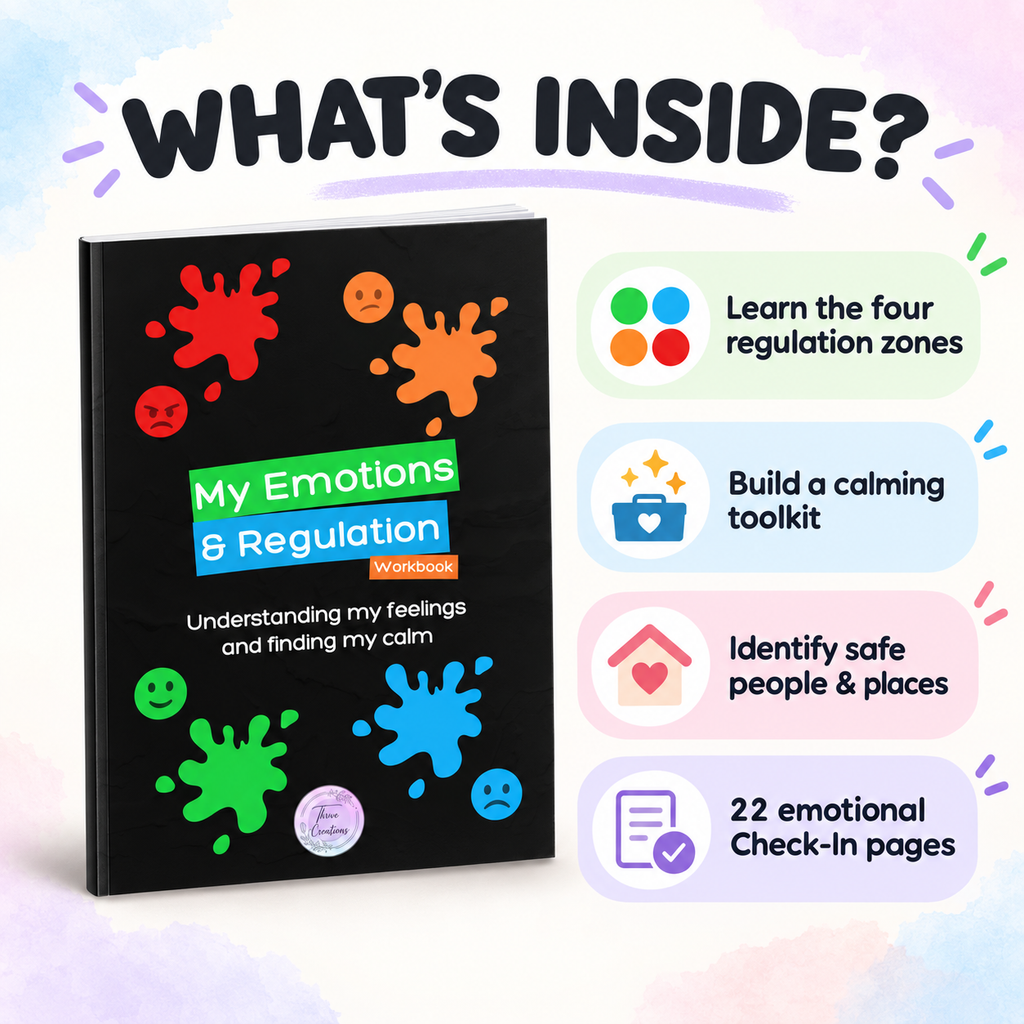 My Emotions & Regulation Workbook for Kids