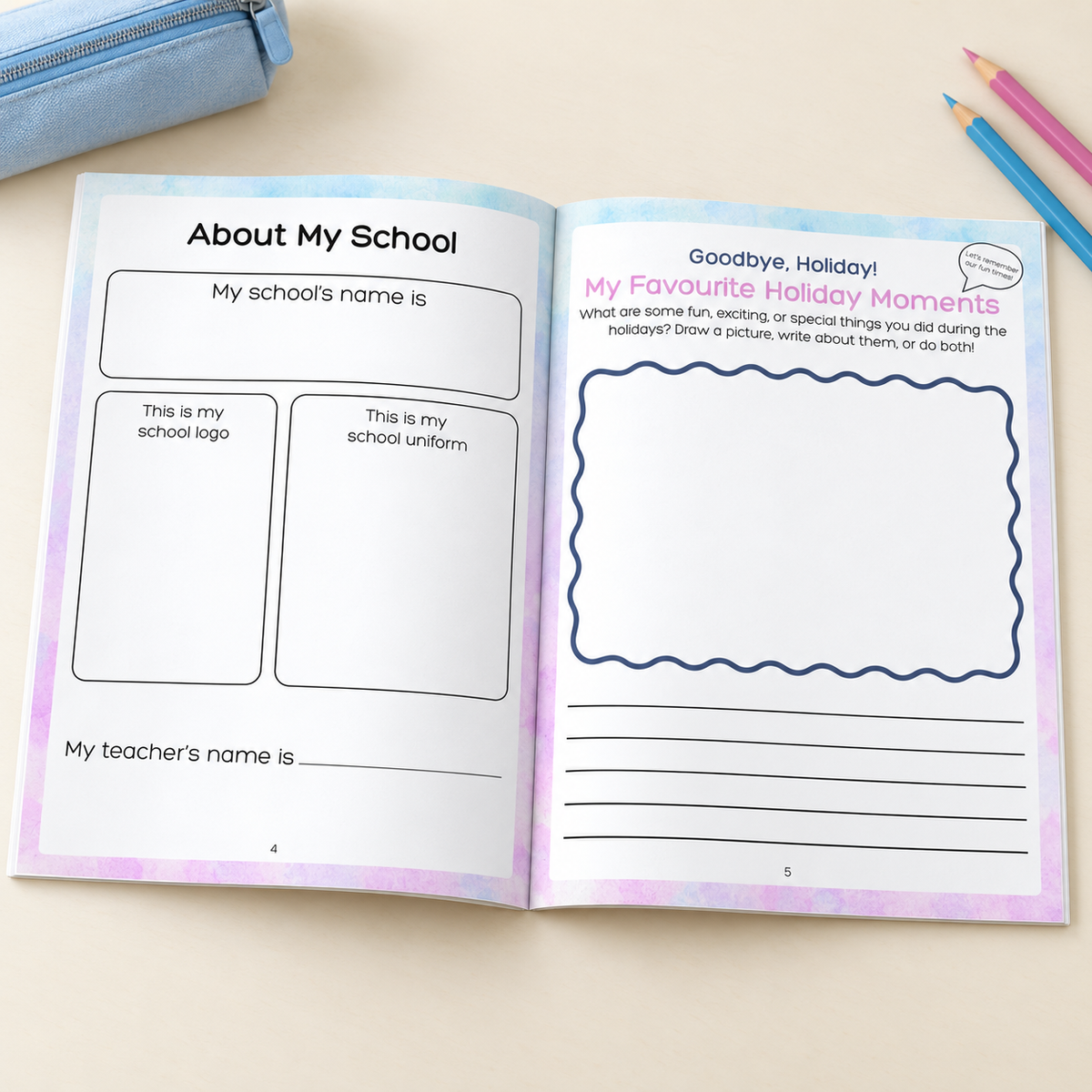My Back-to-School Transition Booklet - SEN-Friendly Return-to-School Support