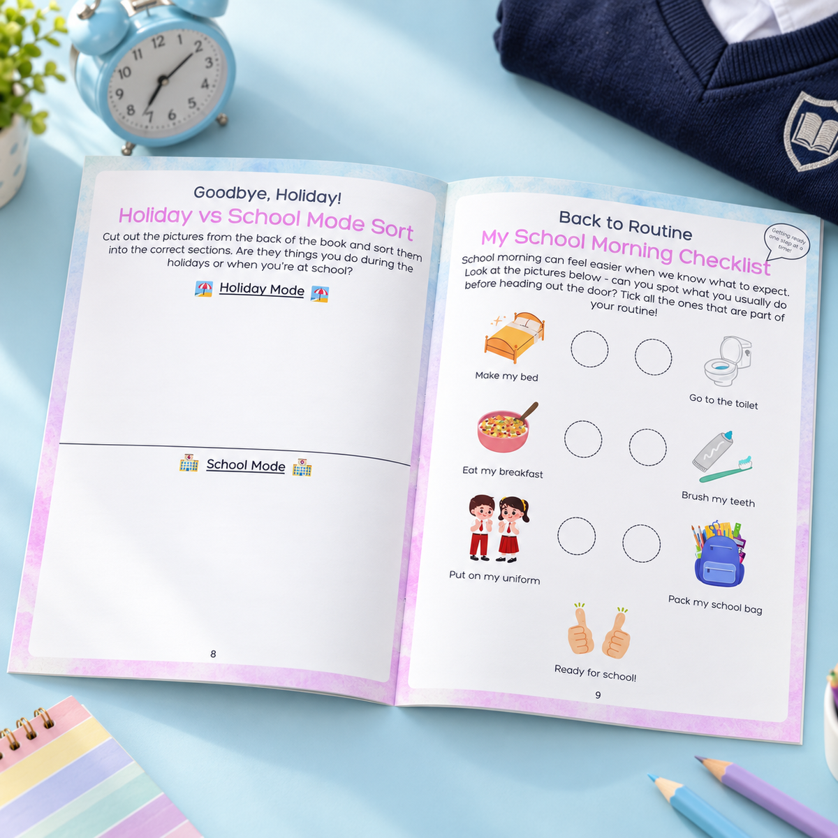 My Back-to-School Transition Booklet - SEN-Friendly Return-to-School Support